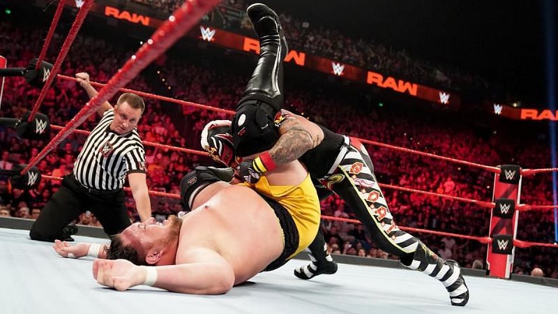 Rey Mysterio pinned Samoa Joe last week