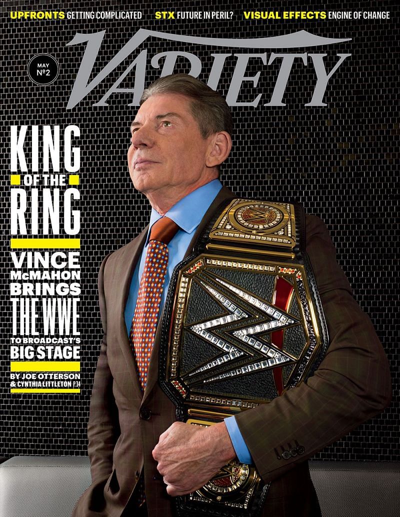 Vince on the cover of Variety Magazine