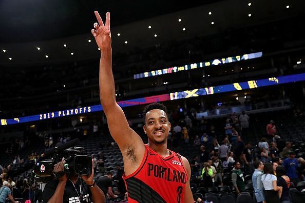 CJ McCollum finished the game with 37 points