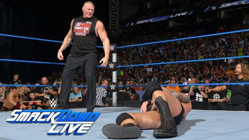 Brock Lesnar briefly featured on SmackDown in 2016