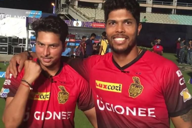 Kuldeep and Umesh - - Image Courtesy (BCCI/IPLT20.com)