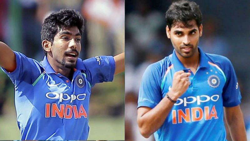 Jasprit Bumrah and Bhuvneshwar Kumar