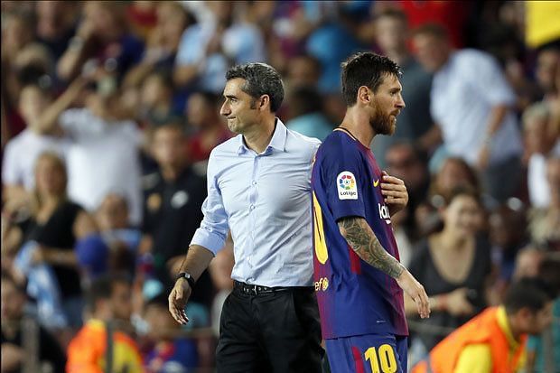 Valverde has failed to get the best out of Messi and Barcelona
