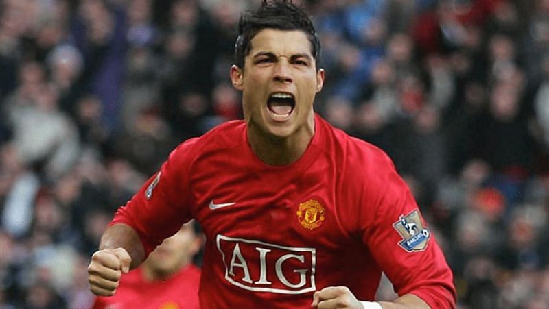 Cristiano Ronaldo played for United between 2003 and 2009