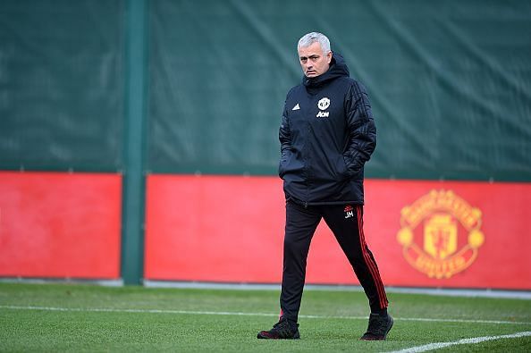 Jose Mourinho during his time at Manchester United
