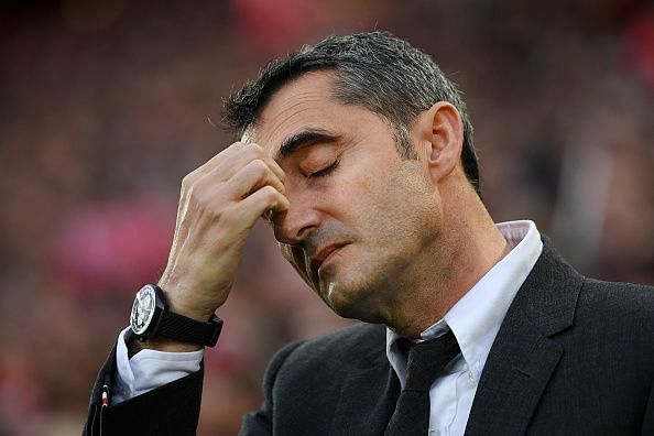 Could the pressure be getting to Ernesto Valverde?