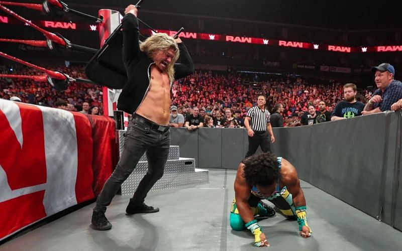 Ziggler sent a clear message to WWE Champion Kofi Kingston through Xavier Woods and a Steel Chair.