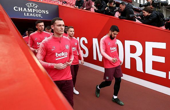 Barcelona Training &amp; Press Conference