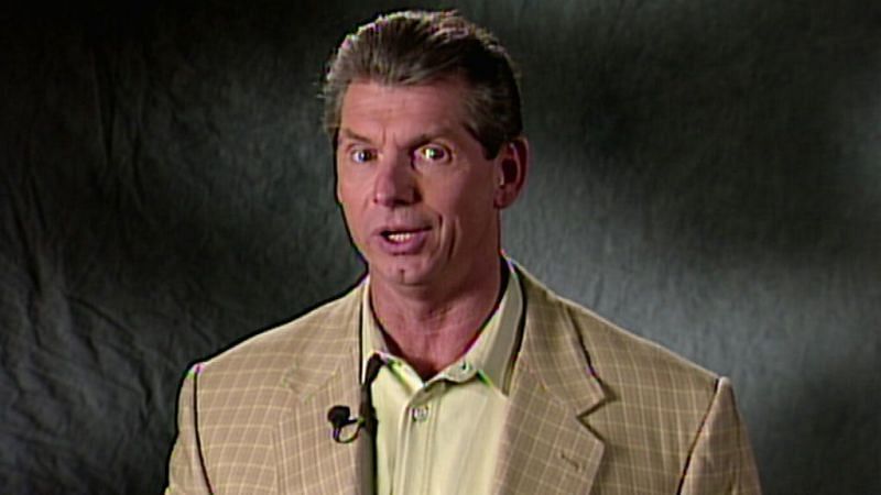 Vince McMahon announcing the birth of the Attitude Era