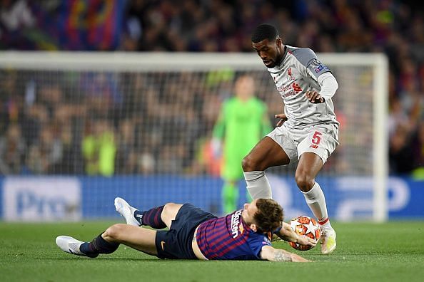 Wijnaldum struggled to impose much creativity or positively influence the game against Barca