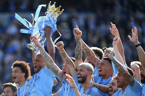 Manchester City retained the Premier League