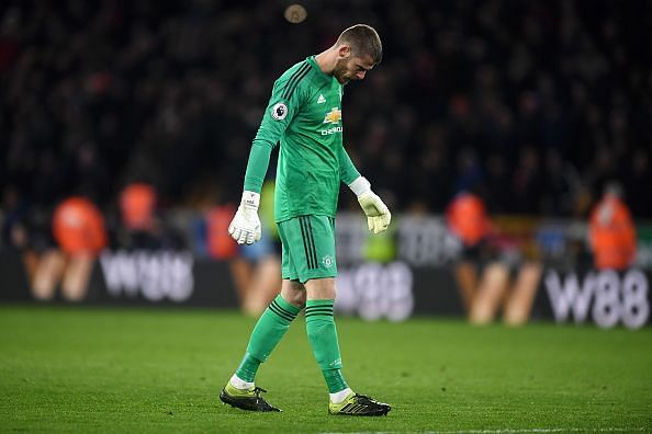 Even their best player in the last four years, De Gea has been poor this season.