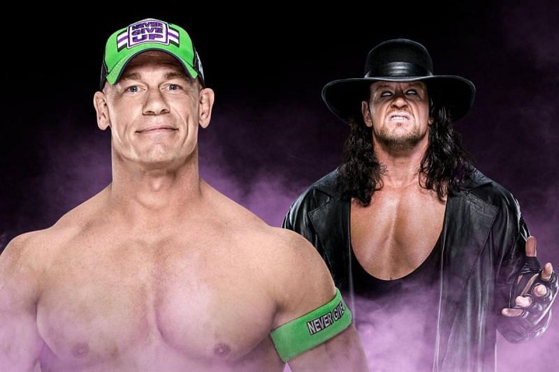 The Deadman has a total 26 WrestleMania matches compared to Cena's 15 matches.