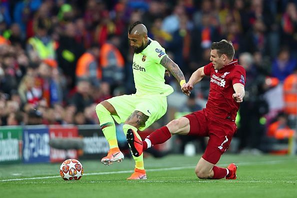 Arturo Vidal was one of few Barcelona players who didn&#039;t appear nervy or overwhelmed by the occasion