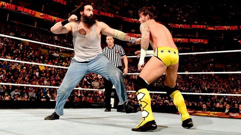 Luke Harper takes it to CM Punk. Only one of these men is under WWE contract, but that could change soon.