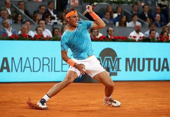 Nadal made a strong comeback in the second set