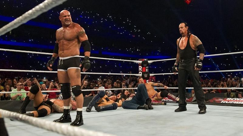 Taker and Goldberg never fought each other
