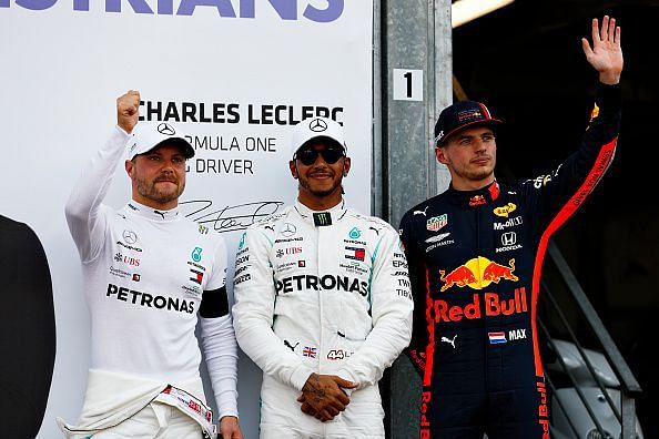 F1 GP at Monaco where Bottas, despite starting second, fell down to fourth with Vettel gaining a second