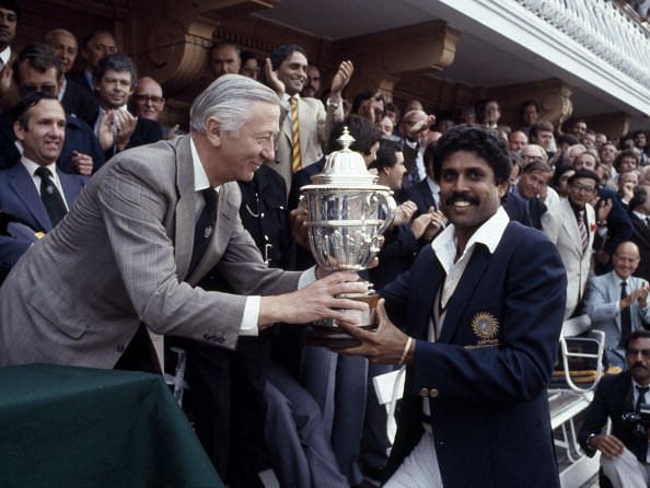 India won its first World Cup under Kapil Dev&#039;s captaincy