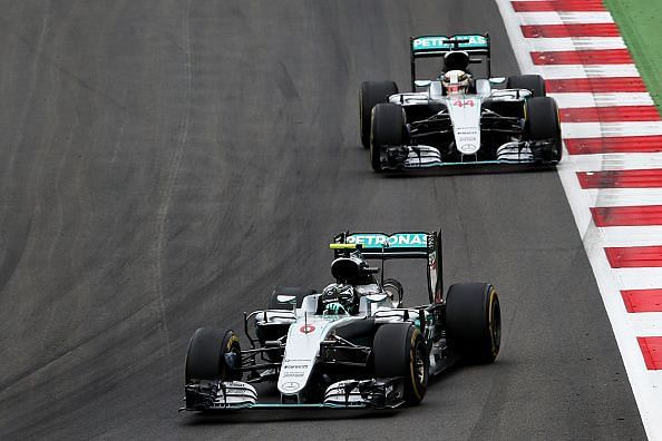 Hamilton and Rosberg clashed once more two years later in Spielberg