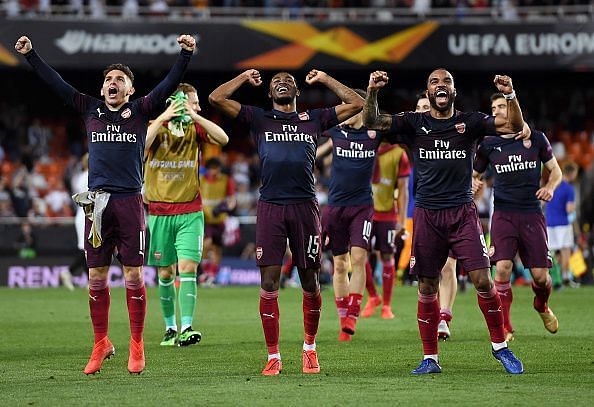 Arsenal will play Chelsea in the final of the Europa League on May 29