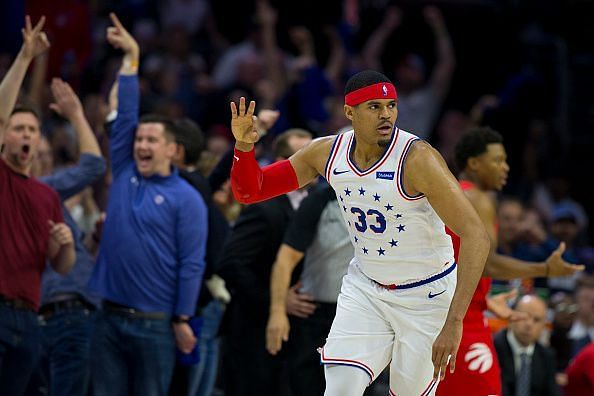 Tobias Harris spent the second half of the season with the Philadelphia 76ers