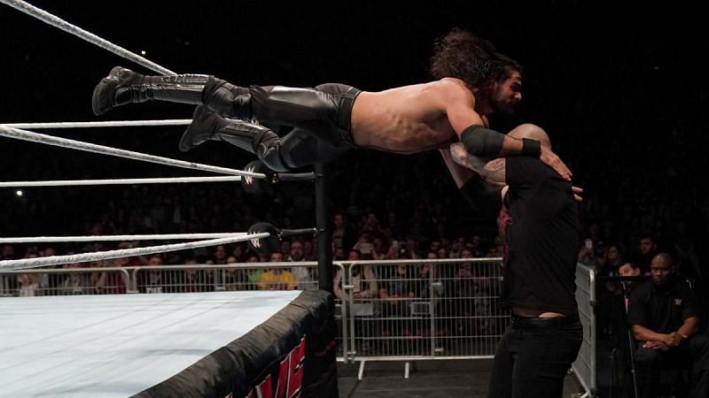 Seth Rollins took on Baron Corbin in the main event