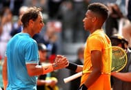 Canada's Felix Auger-Aliassime was beaten by Rafael Nadal at the Madrid Open 2019 - Day Five