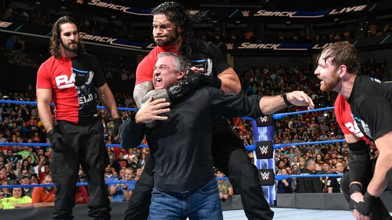 That one time Shield invaded SmackDown Live