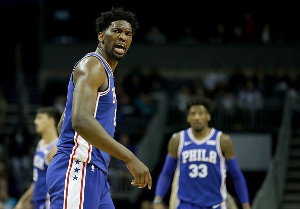 Philadelphia 76ers have greater odds of winning whenever Embiid decides to go off