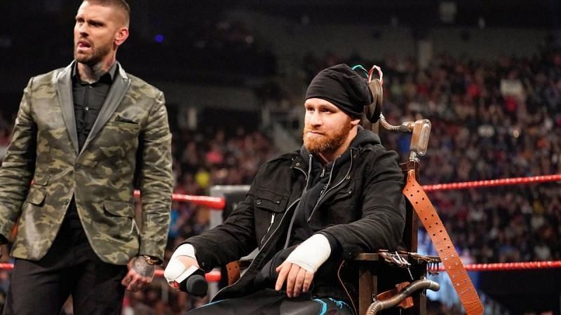 Sami Zayn sat in the &#039;Electric Chair&#039; on Raw