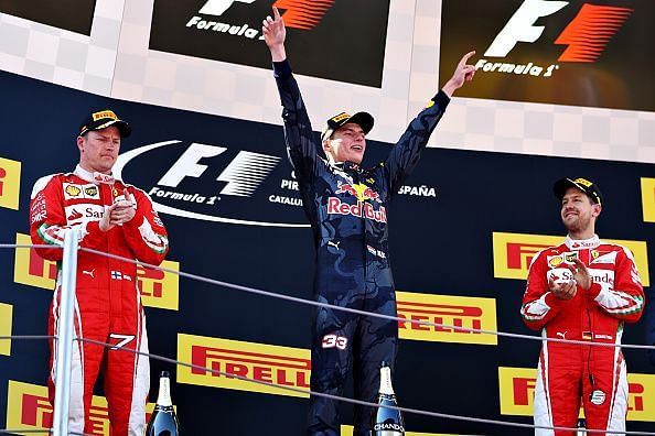 Spanish F1 Grand Prix, Max beat both Ferraris