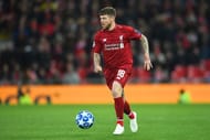 Moreno on a rare appearance during Liverpool's Champions League group stage fixture