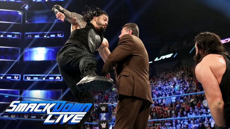 Vince McMahon and Roman Reigns colliding again was the perfect blur of fiction and reality.