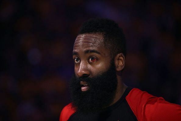 James Harden is averaging 31.3 points, 6.7 rebounds and 6.8 assists per game in the postseason