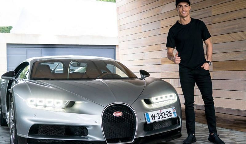 Cristiano Ronaldo has an extensive collection of expensive cars