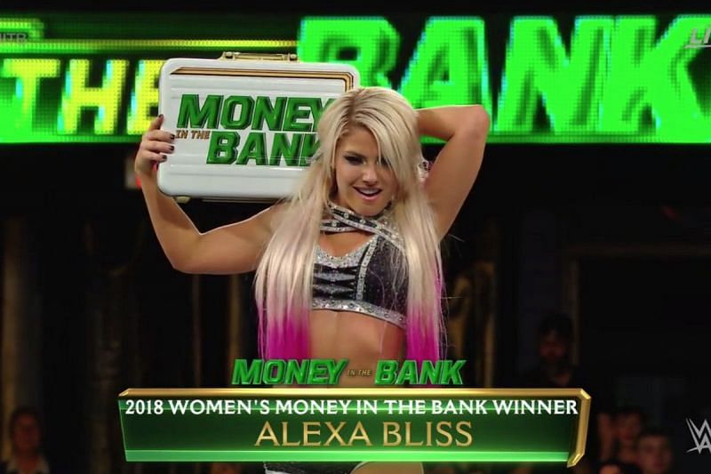 Alexa Bliss cashed in her Money in the Bank contract last year