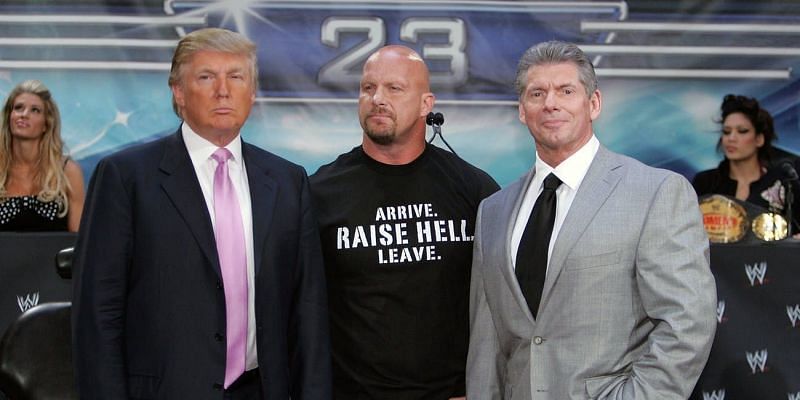 Trump with Austin and Vince