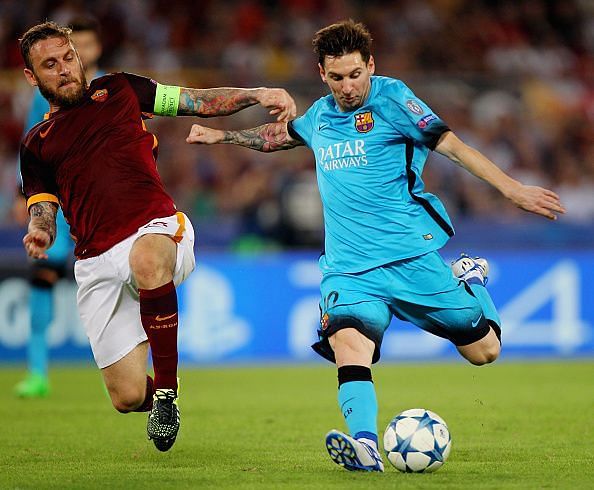 Lionel Messi and Daniele de Rossi are the most famous names on the list