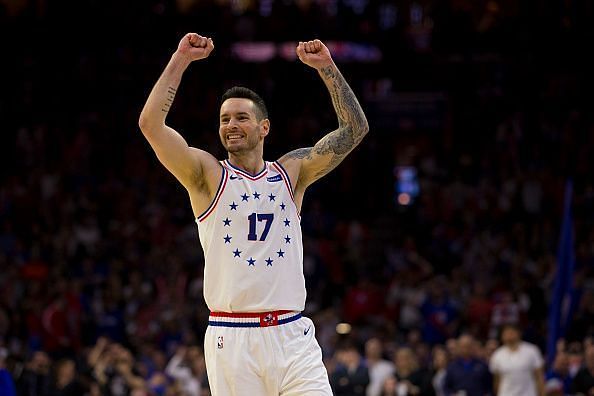 JJ Redick had 17 points in the game and came up big for the Sixers