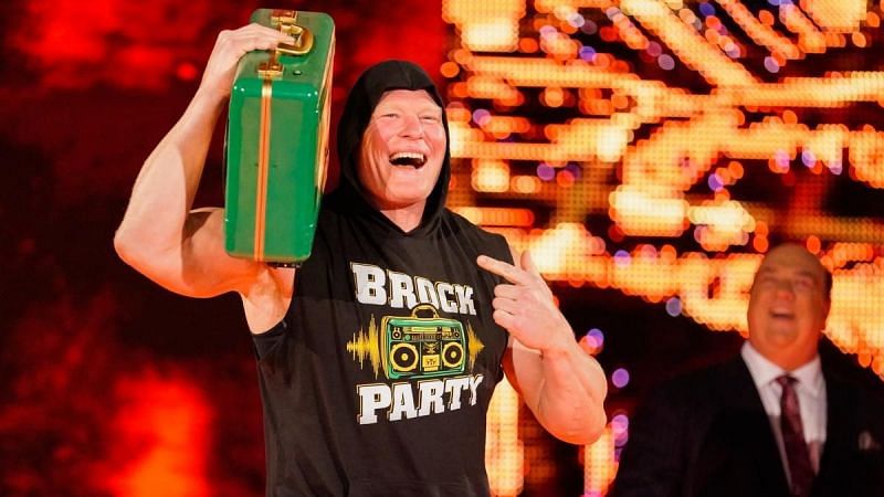 Brock Lesnar showcased his comedic edge in front of the entire WWE Universe