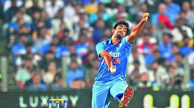 Bumrah in action