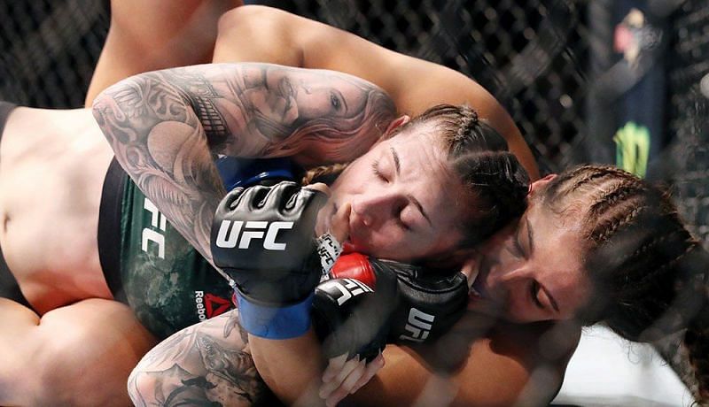 Megan Anderson&#039;s ground game was found wanting in her loss to Felicia Spencer