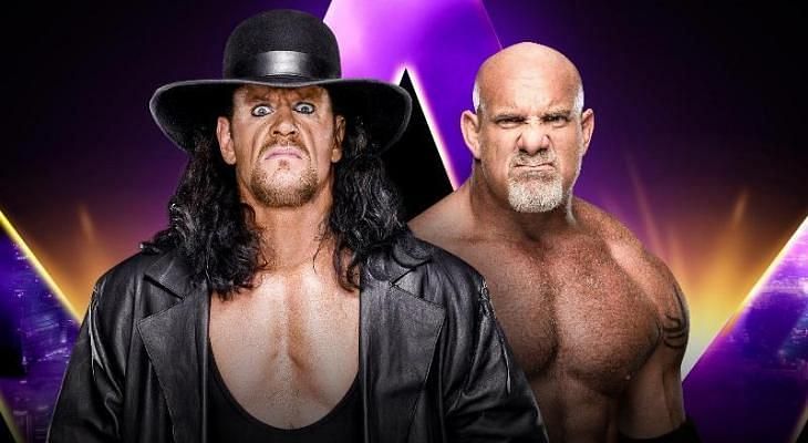 Goldberg and Undertaker will clash for the first time ever at the show next month.