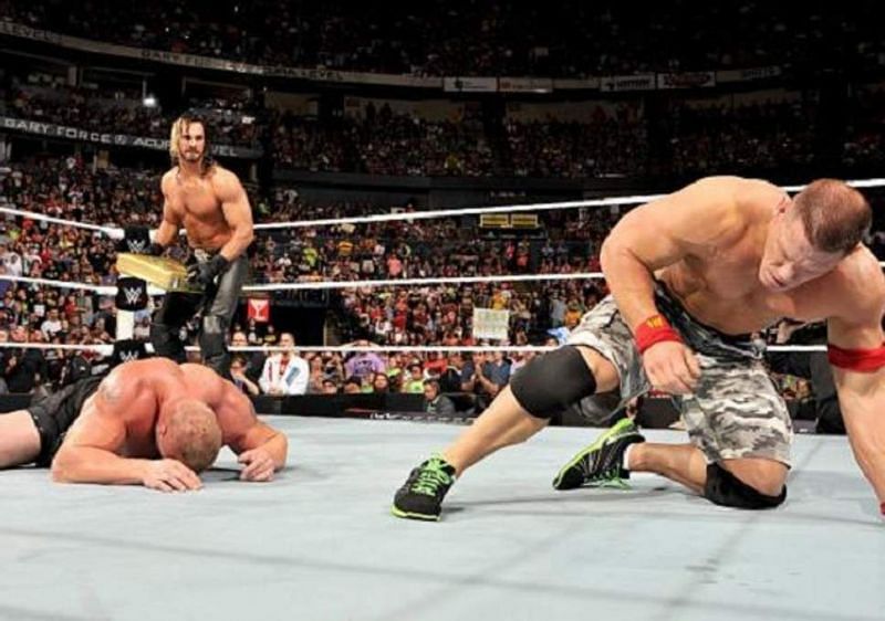 Rollins vs Cena vs Lesnar