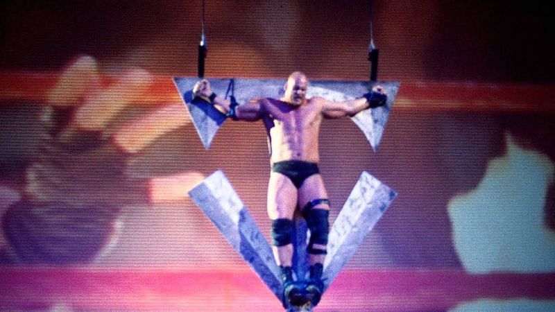 Stone Cold Steve Austin gets crucified by The Undertaker!
