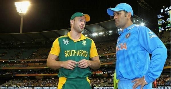 AB de Villiers and MS Dhoni