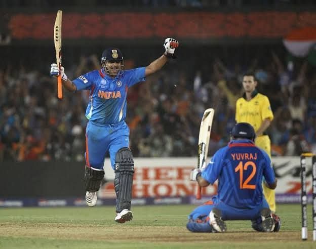 Suresh Raina played a pivotal role in India&#039;s victory in the 2011 WC semi-final