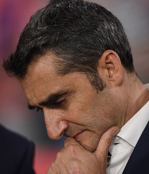 Valverde oversaw the club bootle the treble at the season&#039;s end