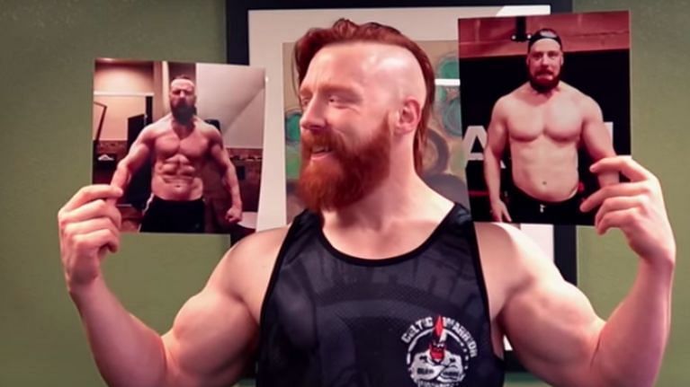 Sheamus showcases before and after pictures of himself
